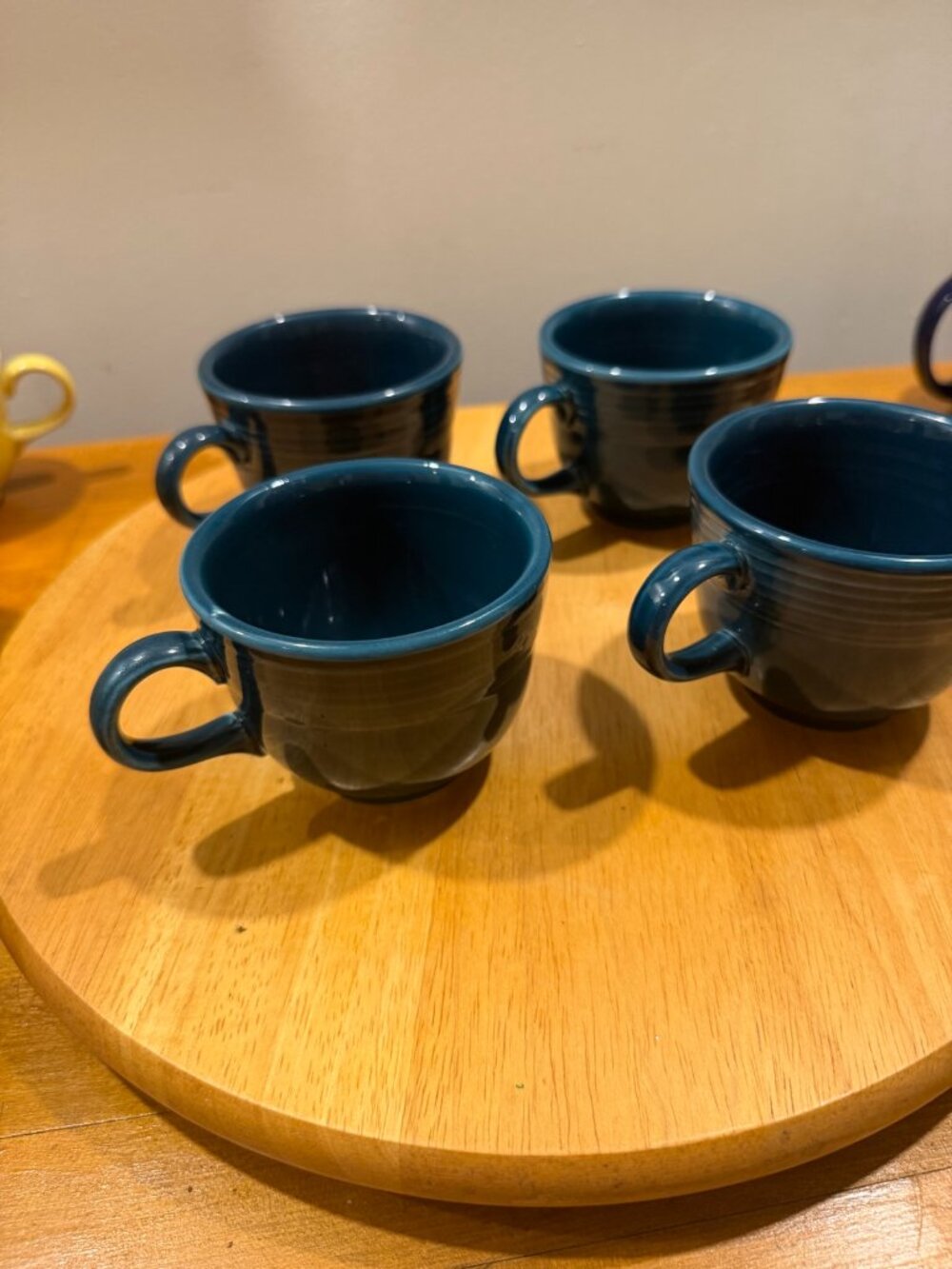Fiesta Juniper Teacup Set of 4 HLC USA Homer Laughlin